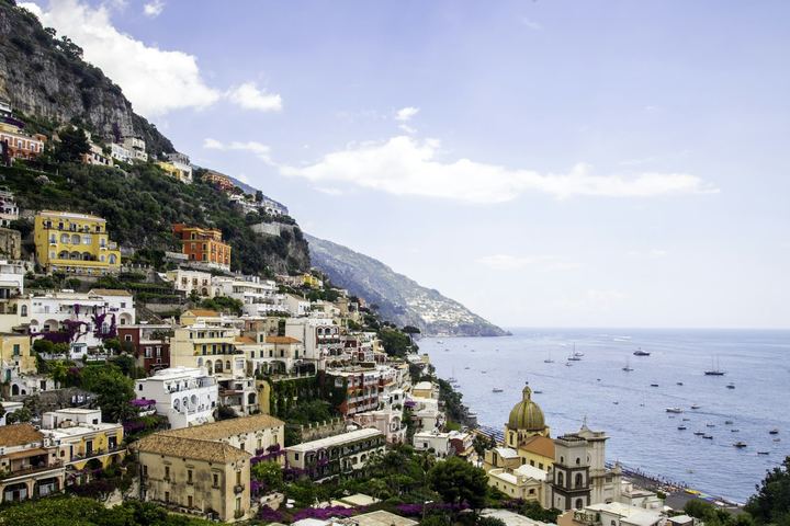 Positano – kolorowe domy na Wybrzeżu Amalfitańskim